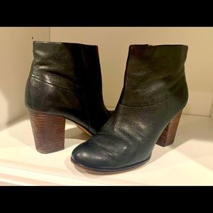 Cole Haan Black Leather Booties